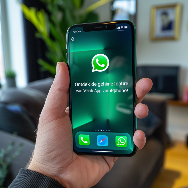 "Ontdek de geheime feature van WhatsApp voor iPhone!"