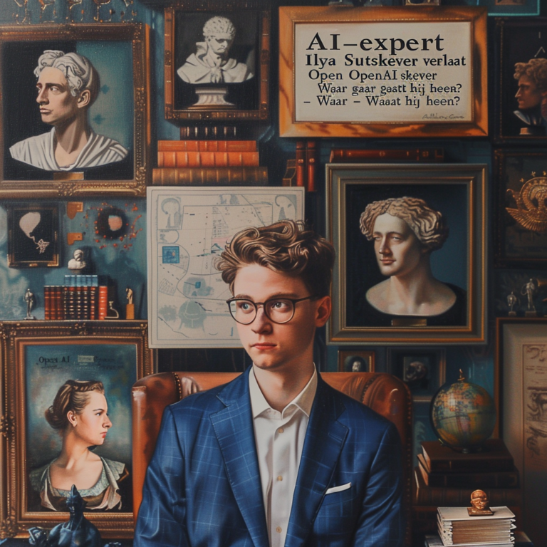 "Top AI-expert Ilya Sutskever verlaat OpenAI - Waar gaat hij heen?"