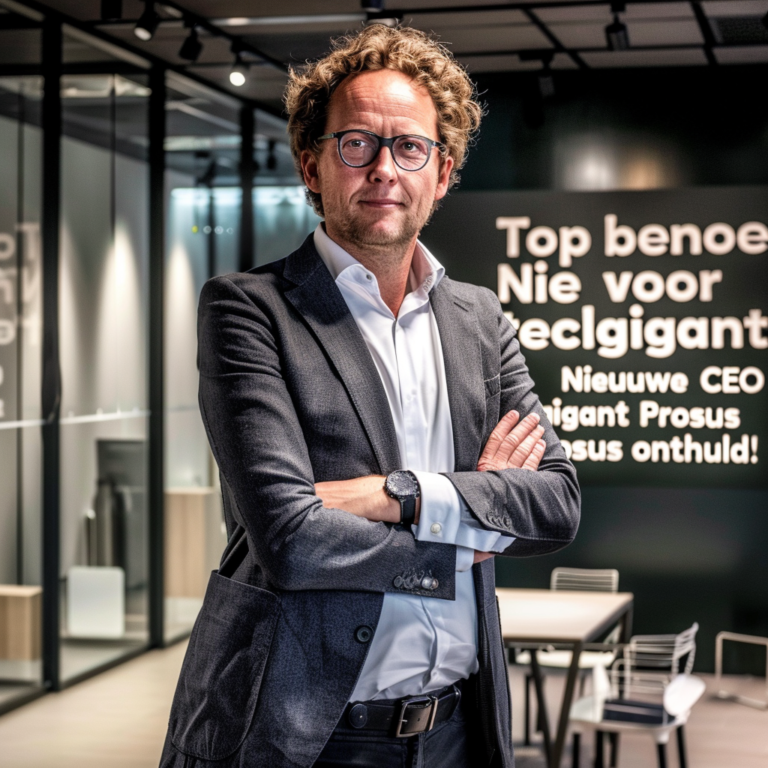 "Top benoeming: Nieuwe CEO voor techgigant Prosus onthuld!"