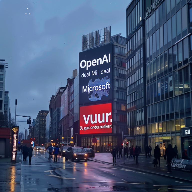 "OpenAI deal Microsoft onder vuur: EU gaat onderzoeken!"