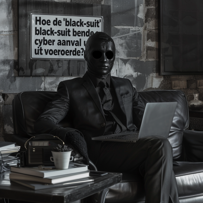 "Hoe de 'black-suit' cybercrime bende een grote cyberaanval uitvoerde?"