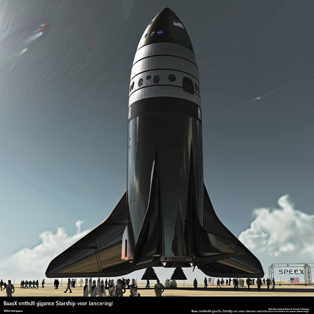 "Baas boven baas: SpaceX onthult gigantische Starship voor lancering!"