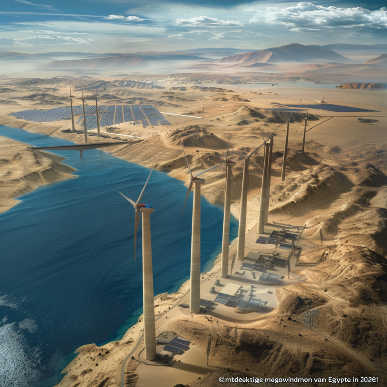 . "Ontdek de toekomstige megawindmolen van Egypte in 2026!"