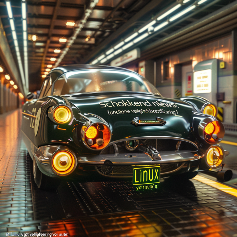 . "Schokkend nieuws: Linux krijgt functionele veiligheidscertificering voor auto's!"