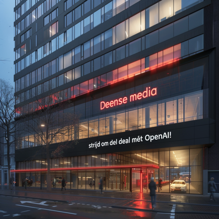 "Deense media onder vuur: strijd om deal met OpenAI!"