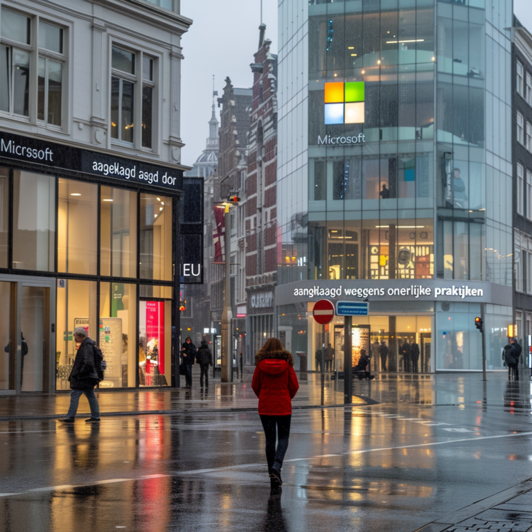 "Microsoft aangeklaagd door EU wegens oneerlijke praktijken"