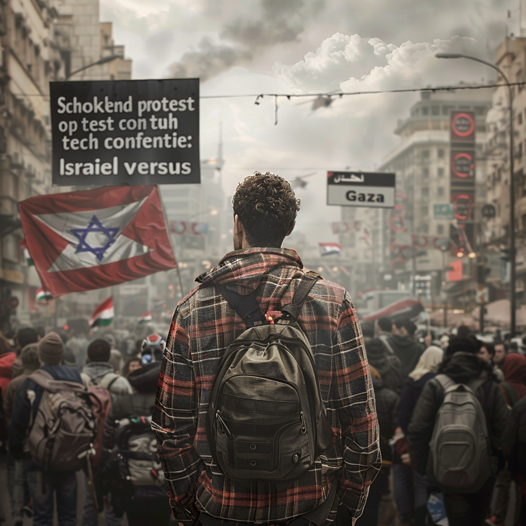 "Schokkend protest op tech conferentie: Israël versus Gaza"