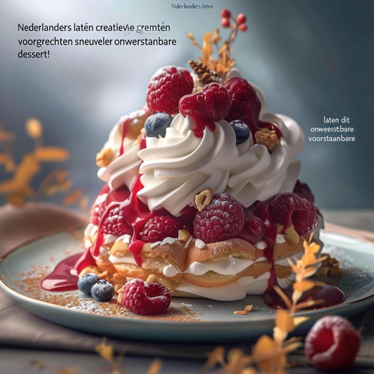 . "Nederlanders laten creatieve voorgerechten sneuvelen voor dit onweerstaanbare dessert!"