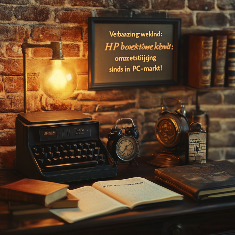 . "Verbazingwekkend: HP boekt eerste omzetstijging sinds 2022 in PC-markt!"