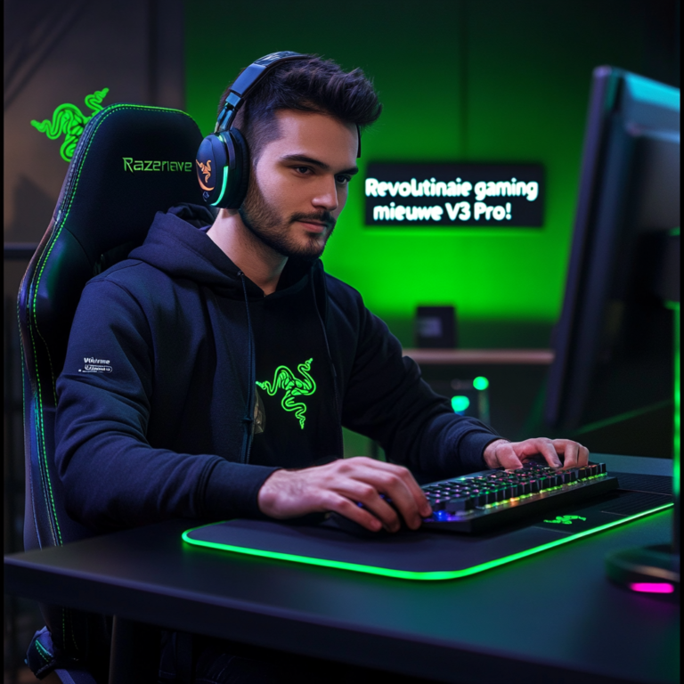 . "Revolutionaire gaming ervaring met de nieuwe Razer Wolverine V3 Pro!"
