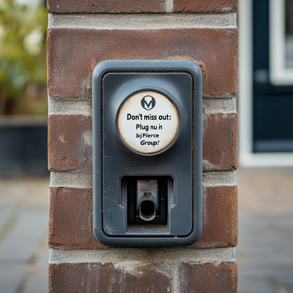 . "Don't miss out: Plug nu in bij Pierce Group!"