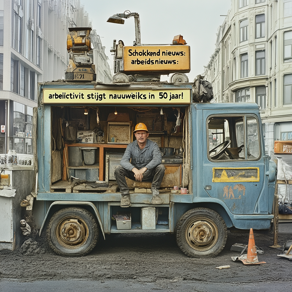 . "Schokkend nieuws: arbeidsproductiviteit stijgt nauwelijks in 50 jaar!"