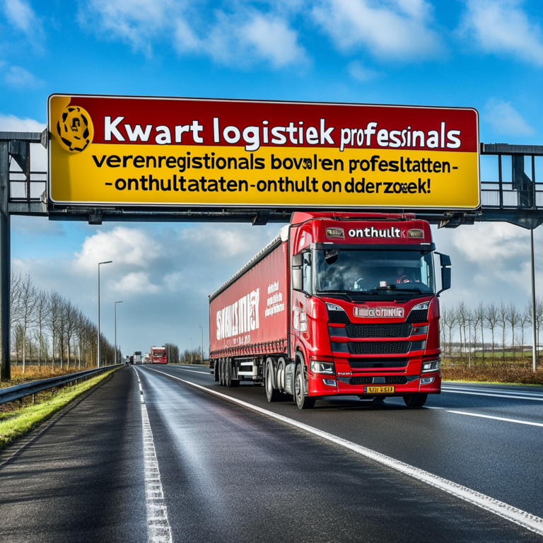 "Kwart logistiek professionals verkiest urenregistratie boven resultaten - onthult onderzoek!"