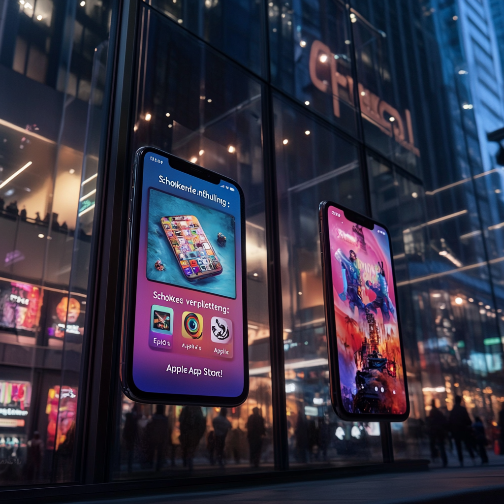 . "Schokkende onthulling: Epic Games verplettert Apple's App Store!"