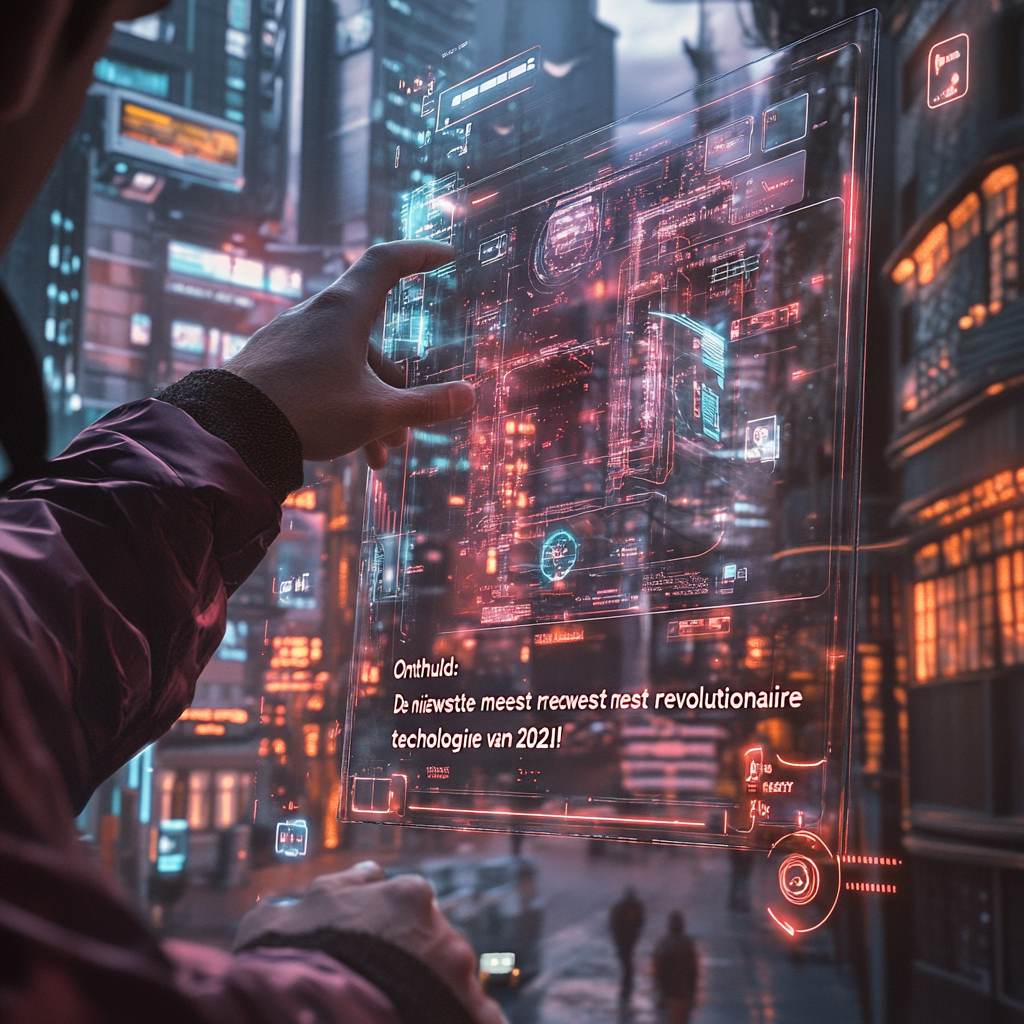 . "Onthuld: De nieuwste en meest revolutionaire technologie van 2021!"