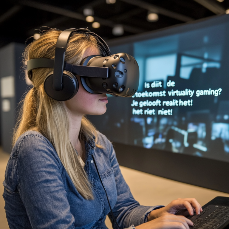"Is dit de toekomst van virtual reality gaming? Je gelooft het niet!"