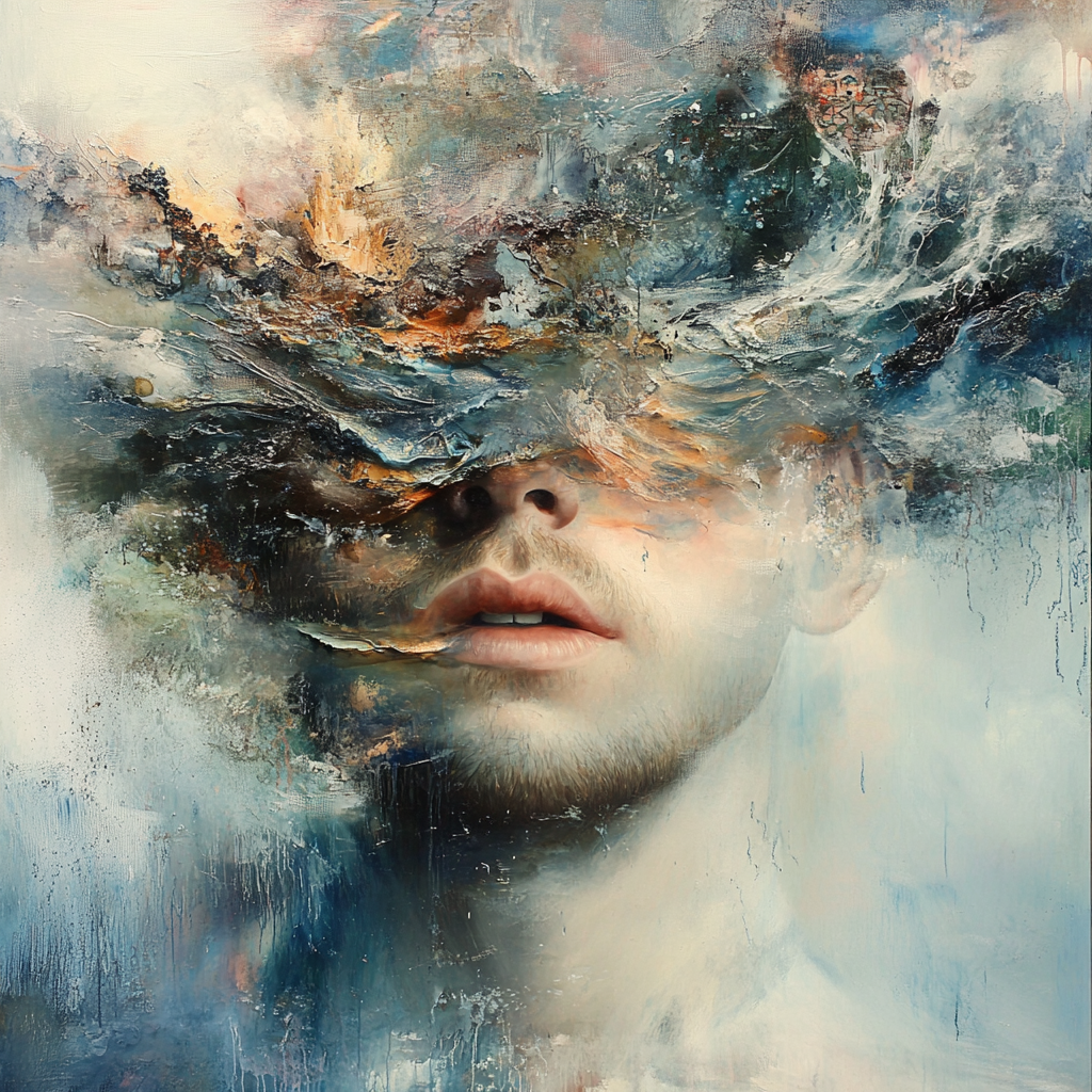 Een dramatische scène binnen een groot, modern kantoorgebouw van SAP, met medewerkers die er gestrest en bezorgd uitzien. Sommigen zitten achter hun bureau met hun hoofd in hun handen, terwijl anderen in kleine groepjes discussiëren. De sfeer is gespannen en chaotisch, met een zichtbare neerwaartse spiraal in de moraal. Geen tekst of woorden in de afbeelding.