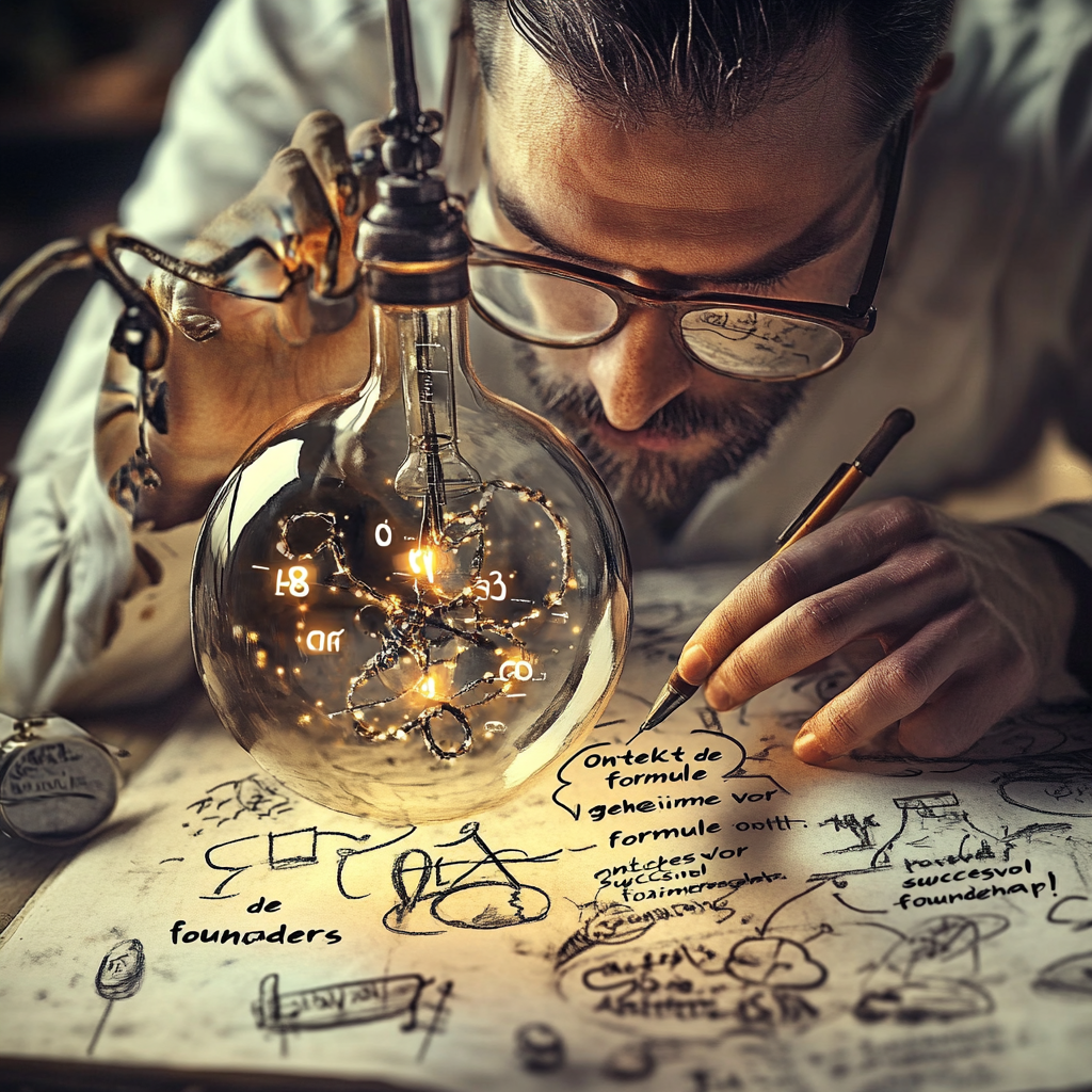 "Ontdekt de geheime formule voor succesvol founderschap!"