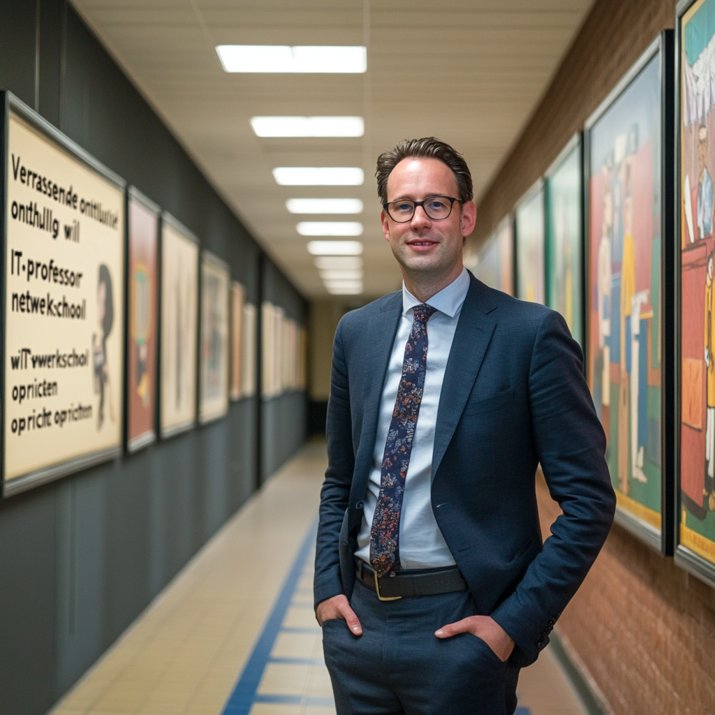. "Verrassende onthulling: IT-professor wil netwerkschool oprichten"
