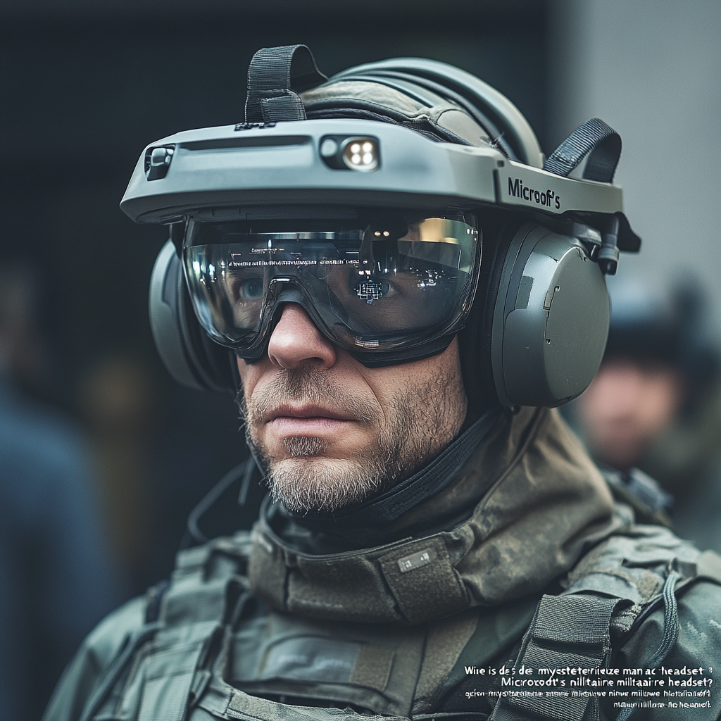 "Wie is de mysterieuze man achter Microsoft's nieuwe militaire headset?!"