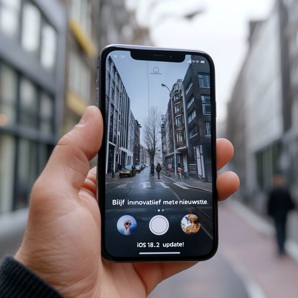 . "Blijf innovatief met de nieuwste iOS 18.2 update!"