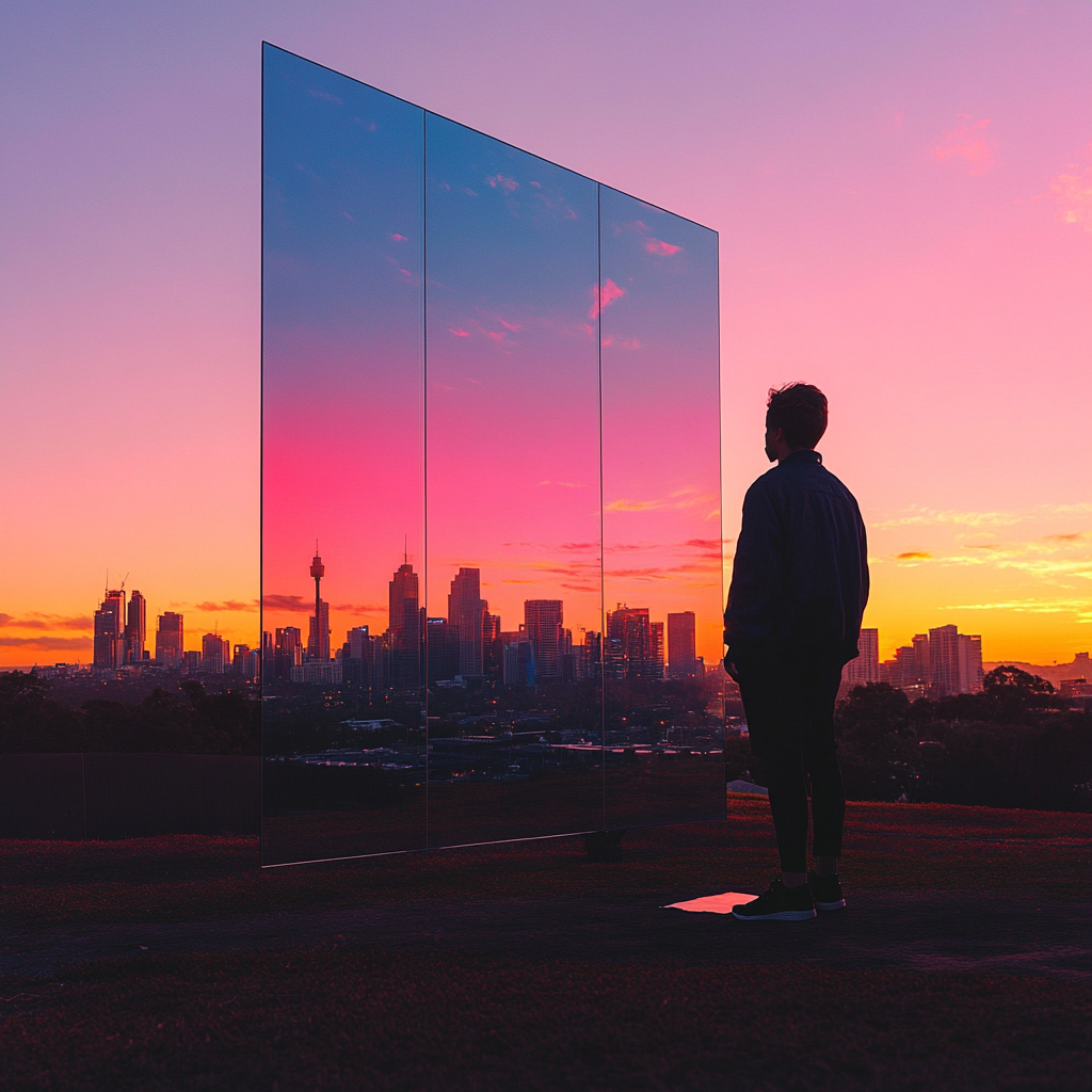 Een futuristisch high-tech laboratorium waar geavanceerde chipmachines van ASML worden bediend. Het laboratorium is gevuld met glanzende metalen en glas, met blauwe en groene neonverlichting die de ruimte een moderne uitstraling geven. Ingenieurs werken geconcentreerd aan de machines, omringd door holografische displays die complexe AI-gedreven analyses tonen. De sfeer is zowel innovatief als vooruitstrevend, met een gevoel van precisie en technologie. Geen tekst of woorden in de afbeelding.