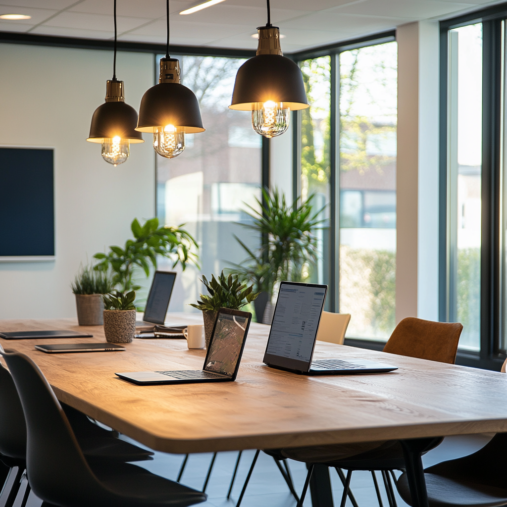 Een levendige en drukke Indonesische marktplaats, met kleurrijke kraampjes en mensen die smartphones bekijken. De sfeer is hectisch en vol energie, met een nadruk op de technologie en cultuur van Zuidoost-Azië. De scène toont een contrast tussen moderne technologie en traditionele marktomgeving. Er is een gevoel van nieuwsgierigheid en vooruitgang, zonder enige tekst of woorden in de afbeelding.