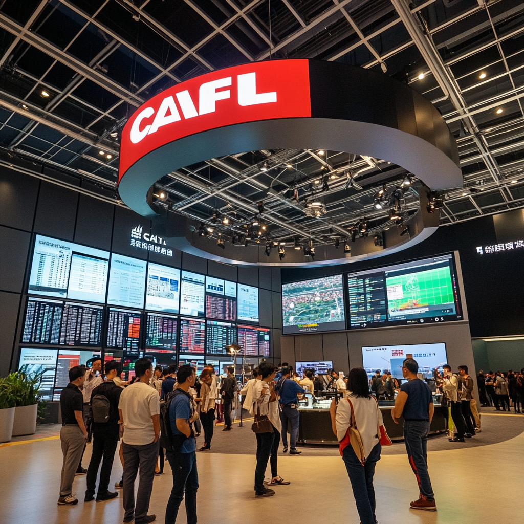 Een dynamische zakelijke omgeving waar Darina Steinberger en Ruud Claassen, gekleed in professionele attire, te zien zijn in een moderne kantoorinstelling. Steinberger leidt een marketingvergadering met teamleden in een heldere, open ruimte met grote glazen ramen en een zicht op de stad München. Ondertussen is Claassen in gesprek met zijn financiële team in een elegante vergaderruimte in Rotterdam, met uitzicht op een iconische skyline. De sfeer is energiek en innovatief, met een focus op samenwerking en vooruitgang. Geen tekst of woorden in de afbeelding.