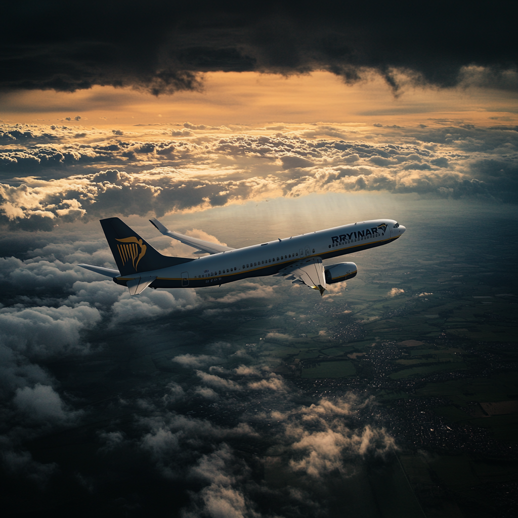 Een futuristische en dramatische weergave van technologische spanningen tussen de VS en China. Aan de ene kant een hypermoderne Amerikaanse chipfabriek met geavanceerde machines en aan de andere kant Chinese wetenschappers in een high-tech laboratorium. De scène toont een symbolische scheidslijn, met een sfeer van competitie en vooruitgang. De kleuren zijn levendig en contrasterend, zonder tekst of woorden in de afbeelding.