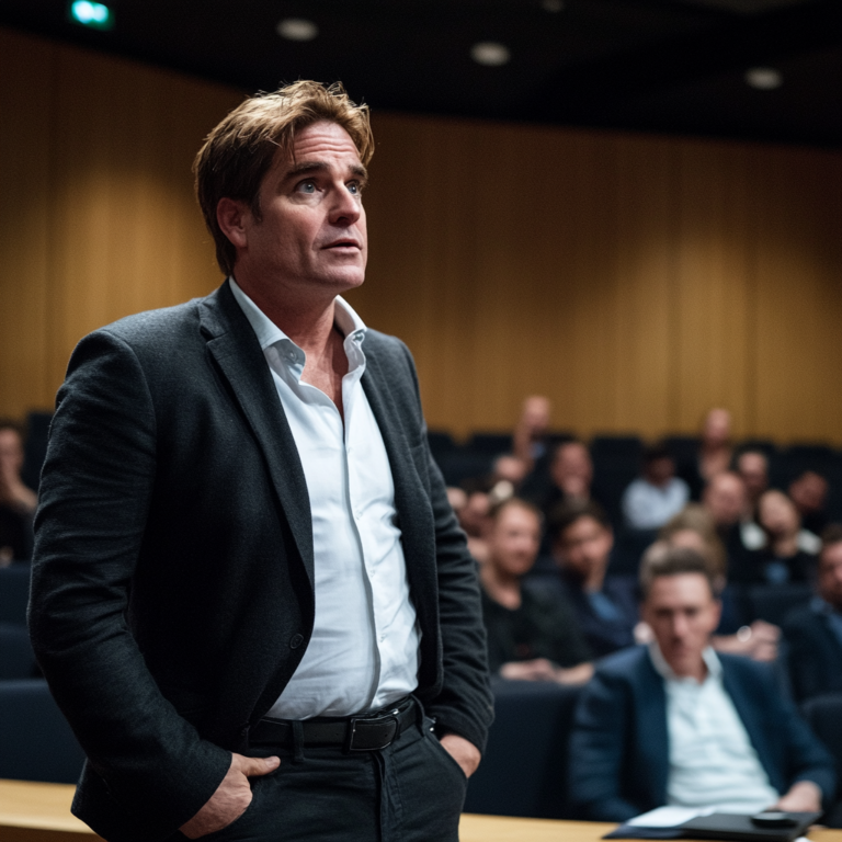 Een futuristisch weerstation in een open veld, met een gigantische, transparante koepel waarbinnen complexe AI-technologieën weerspatronen visualiseren. De lucht is helder met voorbijdrijvende wolken en zonnestralen die de technologie belichten. De sfeer is innovatief en technologisch geavanceerd, met een harmonie tussen natuur en technologie. Geen tekst of woorden in de afbeelding.