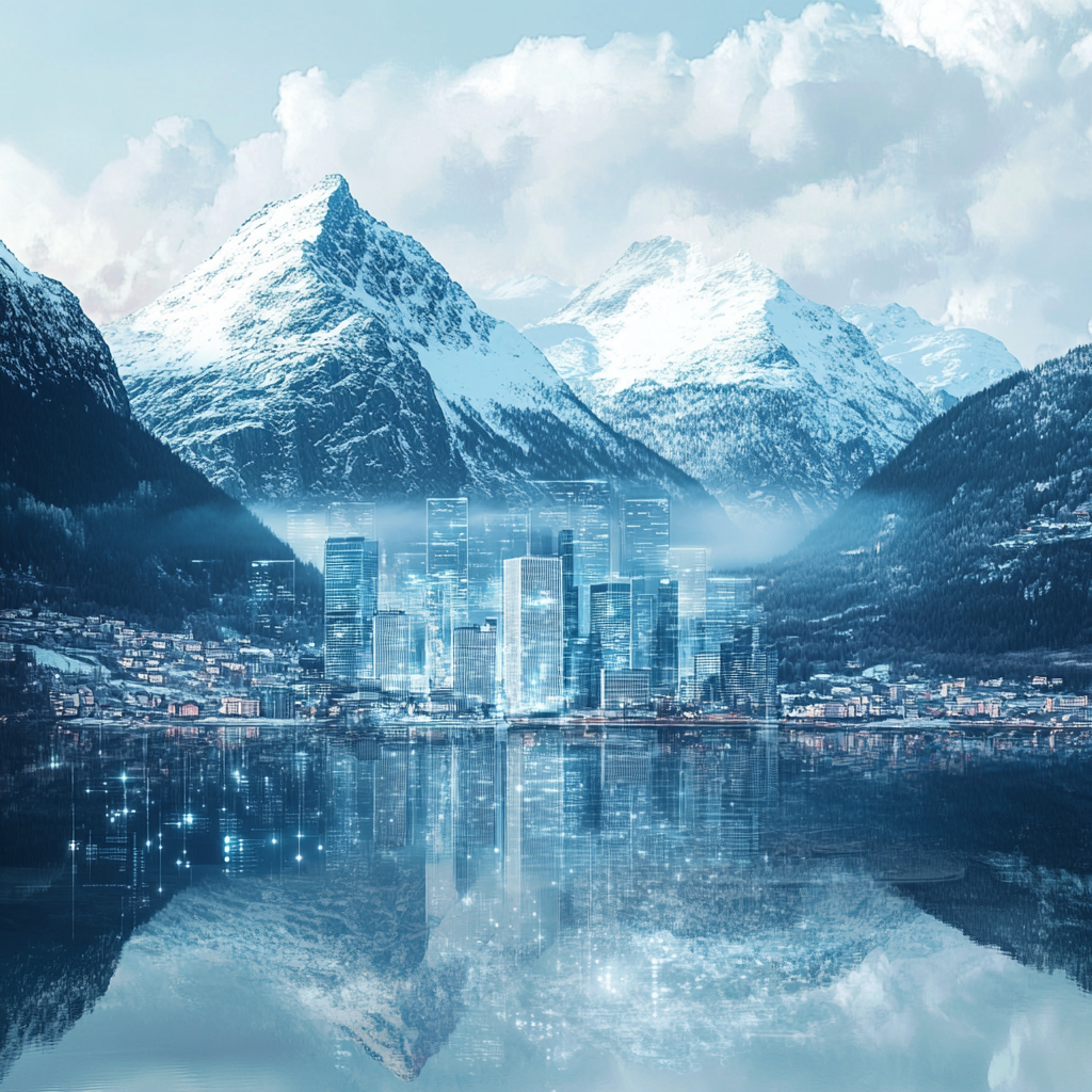 Een levendige straat in India met een mix van traditionele supermarkten, zoals DMart, en moderne bezorgscooters die snel door de drukte bewegen. De straat bruist van activiteit, met kleurrijke marktkramen, mensen die boodschappen doen en koeriers in moderne uniformen. De sfeer is hectisch maar energiek, symboliserend de botsing tussen traditioneel winkelen en moderne bezorgtechnologie. Geen tekst of woorden in de afbeelding.