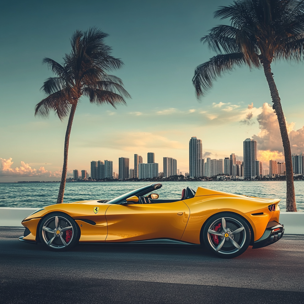 Technologie en Snelheid Versmelten: Ferrari's Revolutionaire Miami Look
