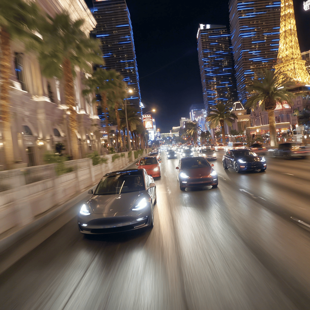 Tesla's robotaxi's: chaos in Las Vegas!
