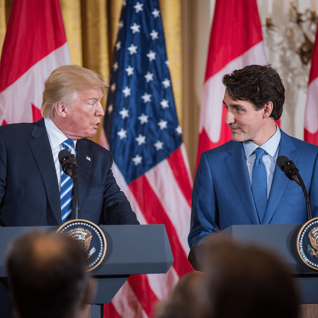 Trump SCHOKT: Geen deal met Canada door tech-belasting!
