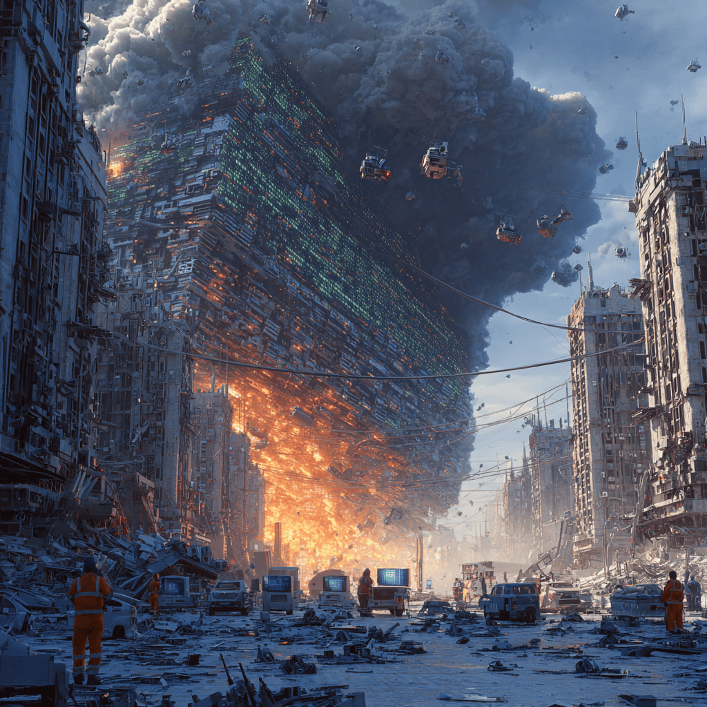 IT-gigant plat! Cyberaanval of iets anders? Wereldwijde chaos!
