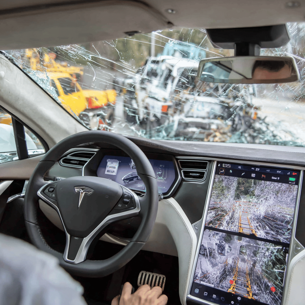 Tesla-robotaxi crasht: Is zelfrijden wel zo veilig?
