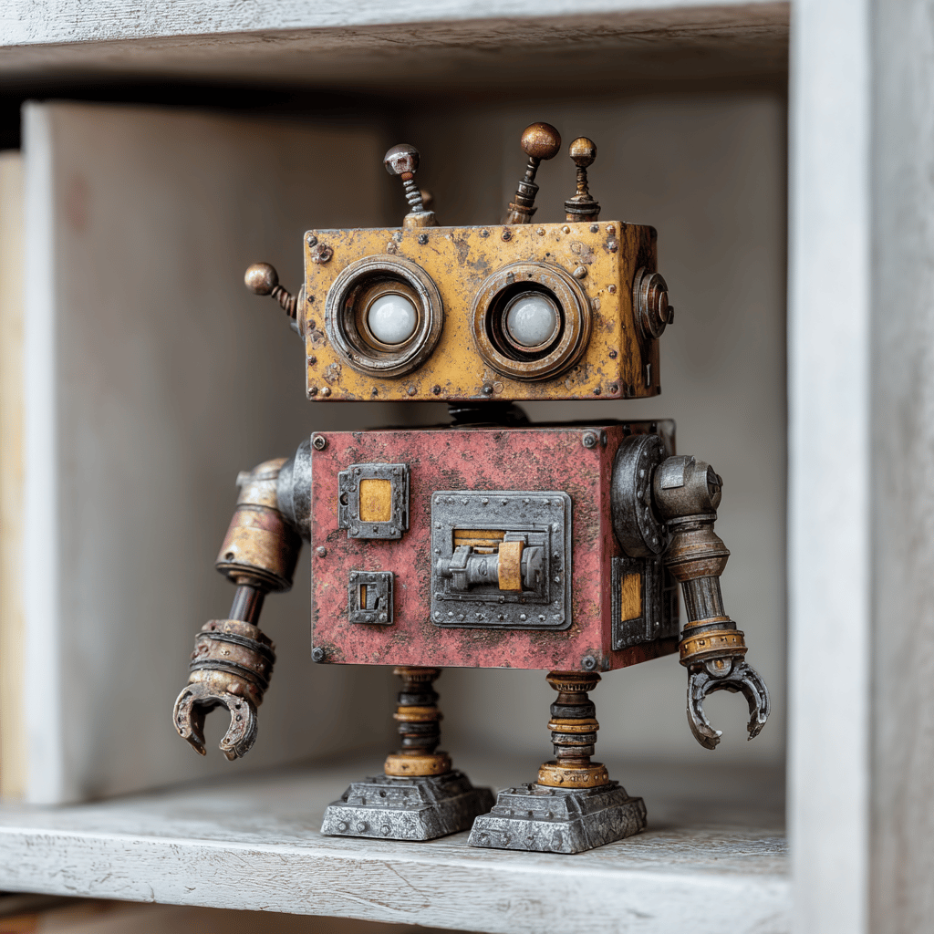 Robotwinkelier vult koelkast met metalen blokken!
