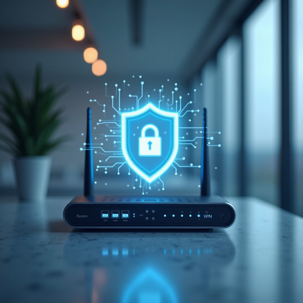 VPN-routers: Veilige haven in een digitale storm