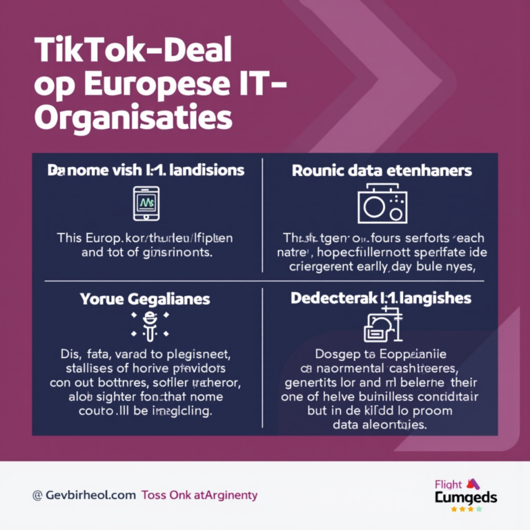Impact TikTok-deal op Europese IT-organisaties