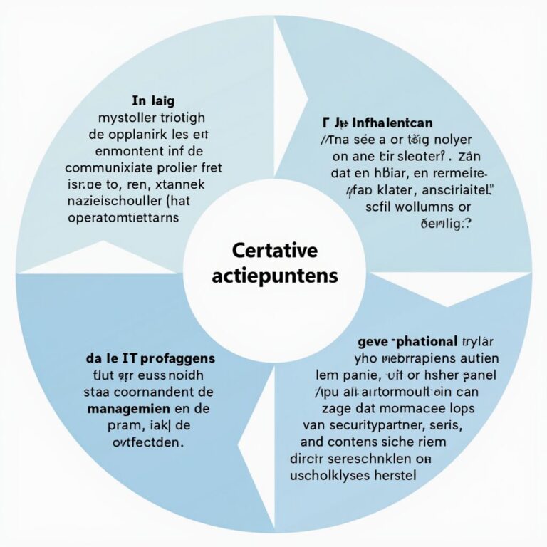 Concrete actiepunten voor management en operationele teams