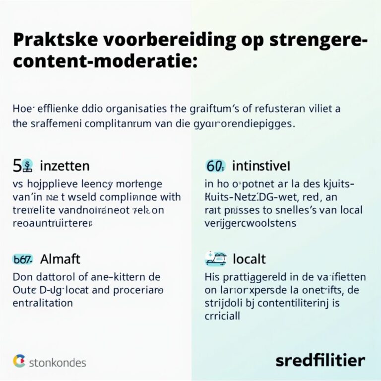 Praktische voorbereiding op strengere contentmoderatie