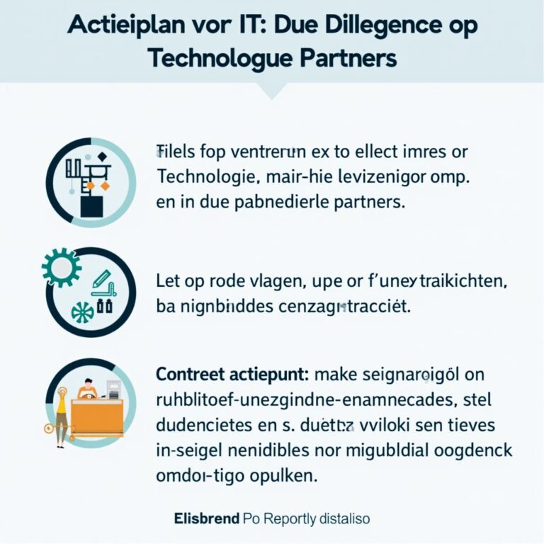 Actieplan voor IT: Due Diligence op Technologiepartners Scherper Insteken