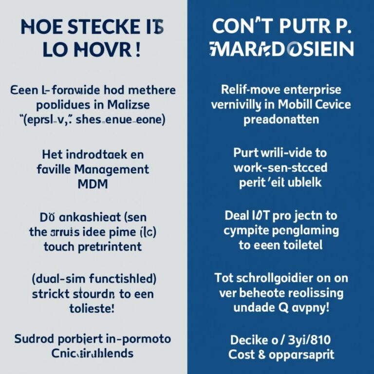 Impact op Enterprise Mobility Management en IoT-strategieën