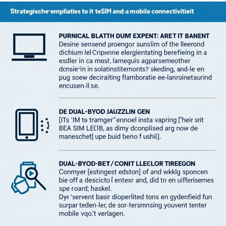 Strategische implicaties voor IT-beheer en zakelijke connectiviteit