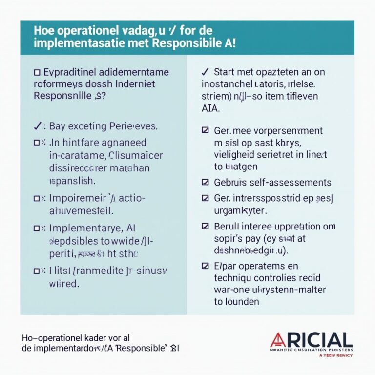Een operationeel kader voor de implementatie van Responsible AI