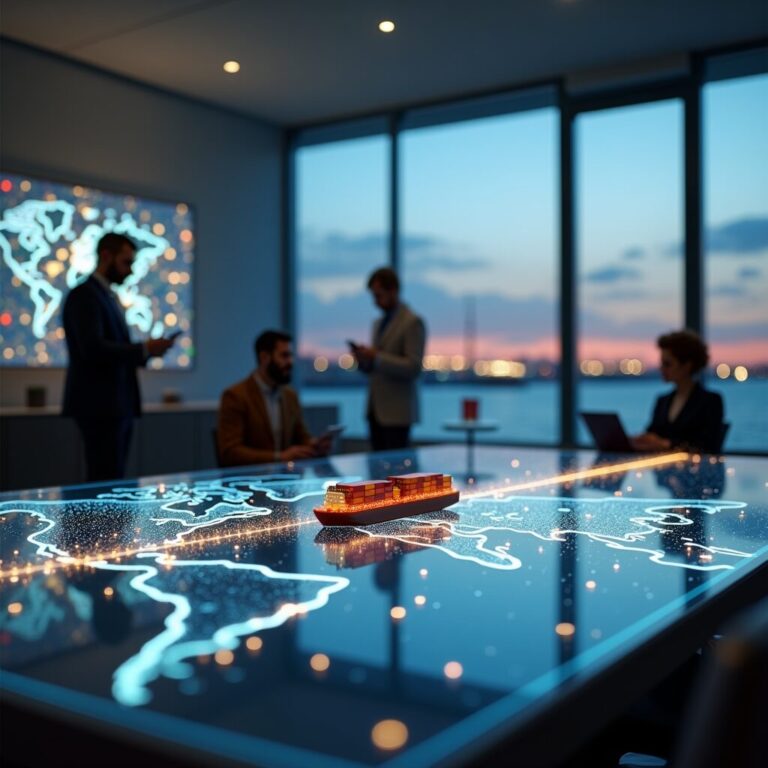 Ononderbroken zichtbaarheid in de maritieme supply chain.
