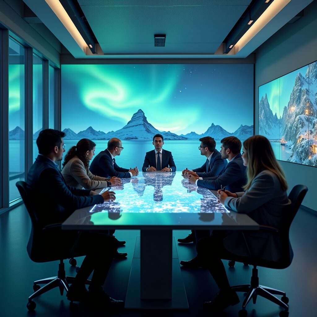 Koele rekenkracht: AI's nieuwe strategie op de poolcirkel.