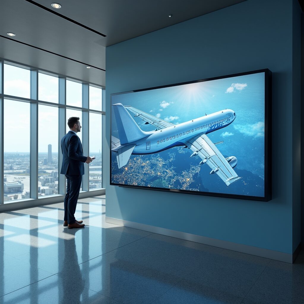 Sharp: Slimme displays stroomlijnen luchthaveninformatie.