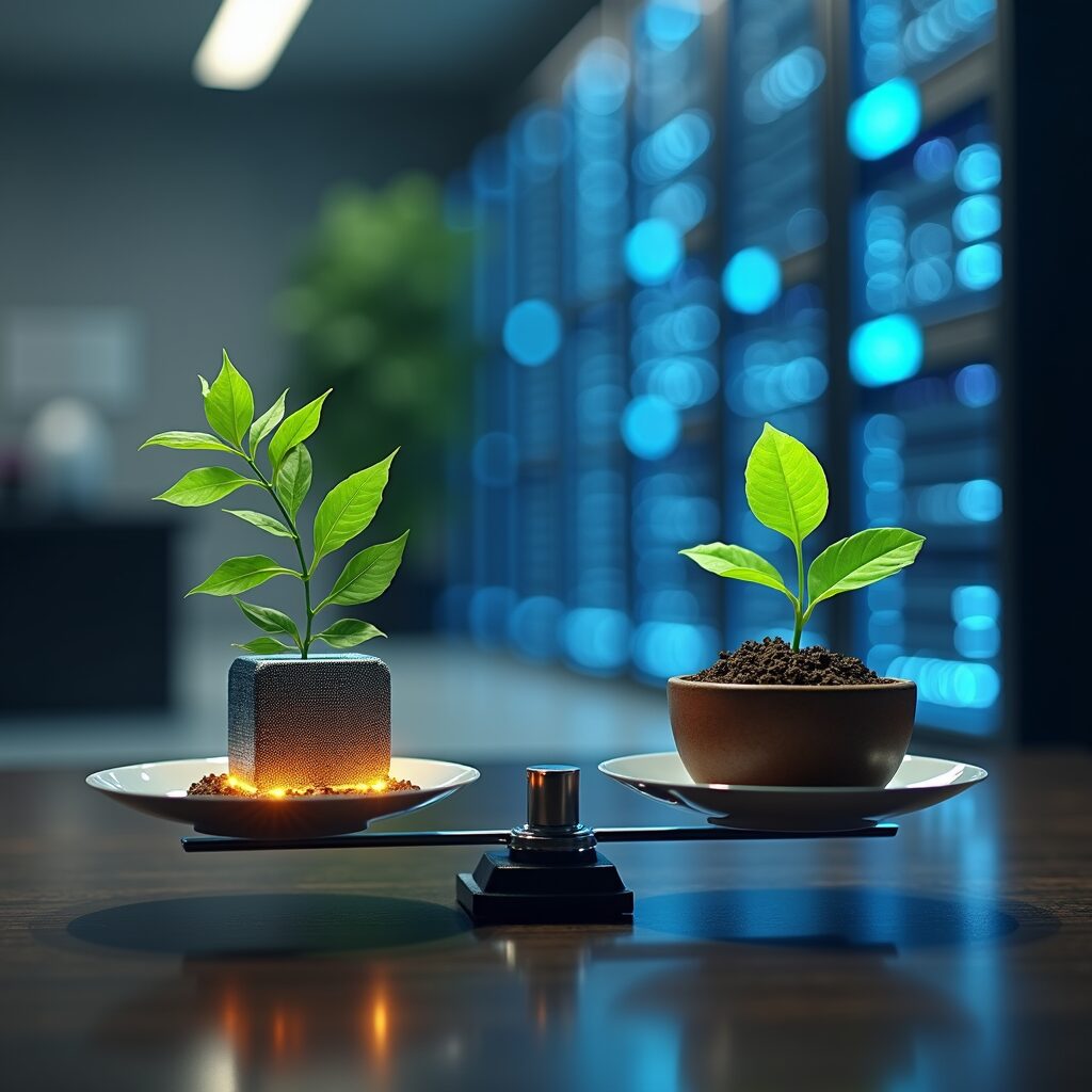 Datacentergroei op gas: Meta's duurzame dilemma.