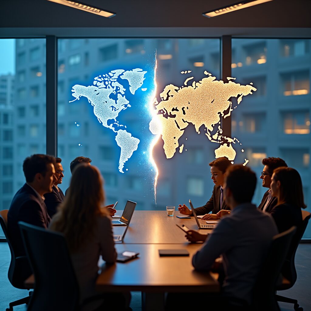 AI-wetgeving: Amerikaanse tweestrijd, mondiale gevolgen.